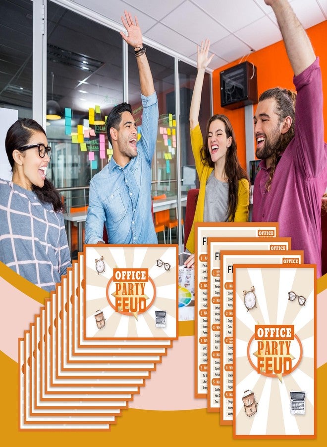 Xenseou Office Party Feud Game, Office Activity Games, Office Trivia Game Set, Games For Team Building, Office Party Game and Activity Supplies-OF03 - Image 3